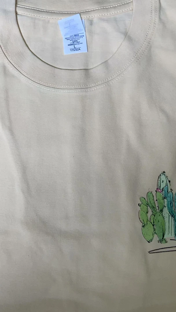 13（骨折）高街圆领短袖T恤胸前印花时尚夏季