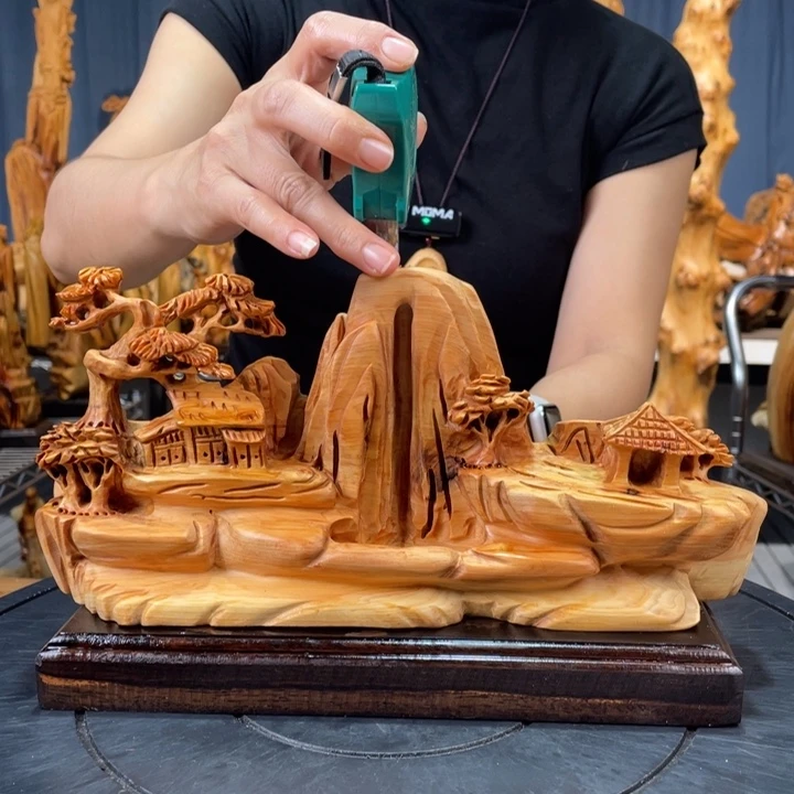 柏木（崖柏）山水倒流香送两盒香