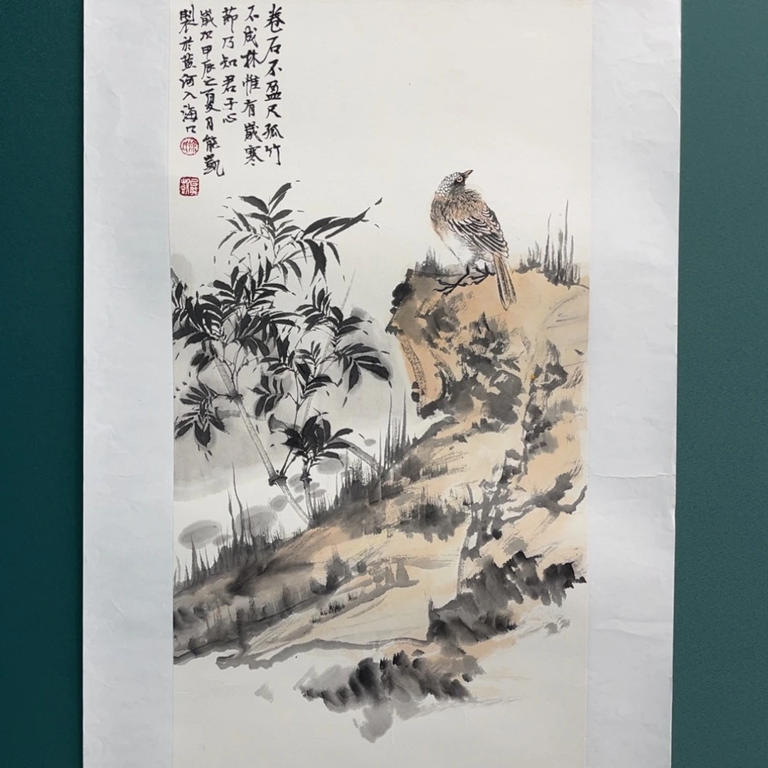 国画艺术家真人手绘