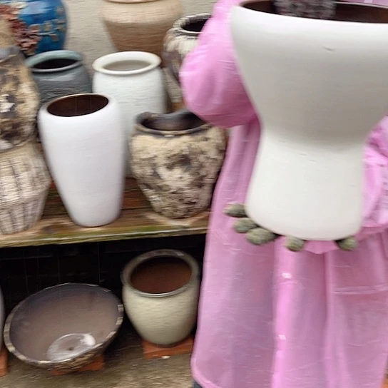 紫砂花盆高度28口径24