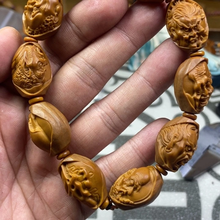 橄榄核手串/手链橄榄核雕工艺手串