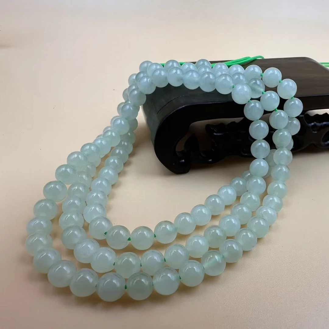 A1615 和田玉珠链 GS4619085