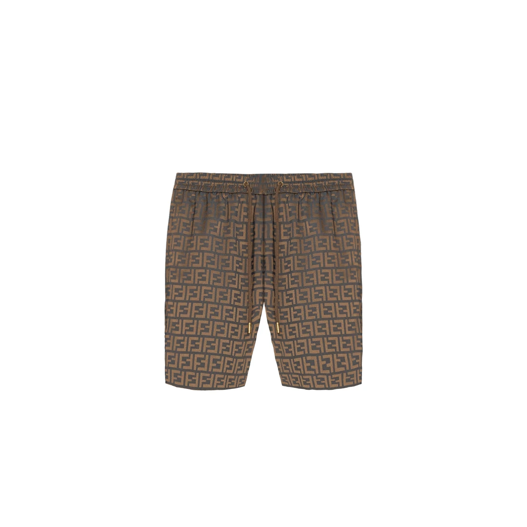 朗尼芬迪新款数码印花男女同款时尚休闲短裤7319661151