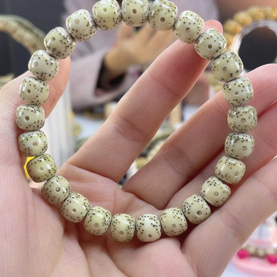 星月菩提吊坠月朗星稀 骨瓷白