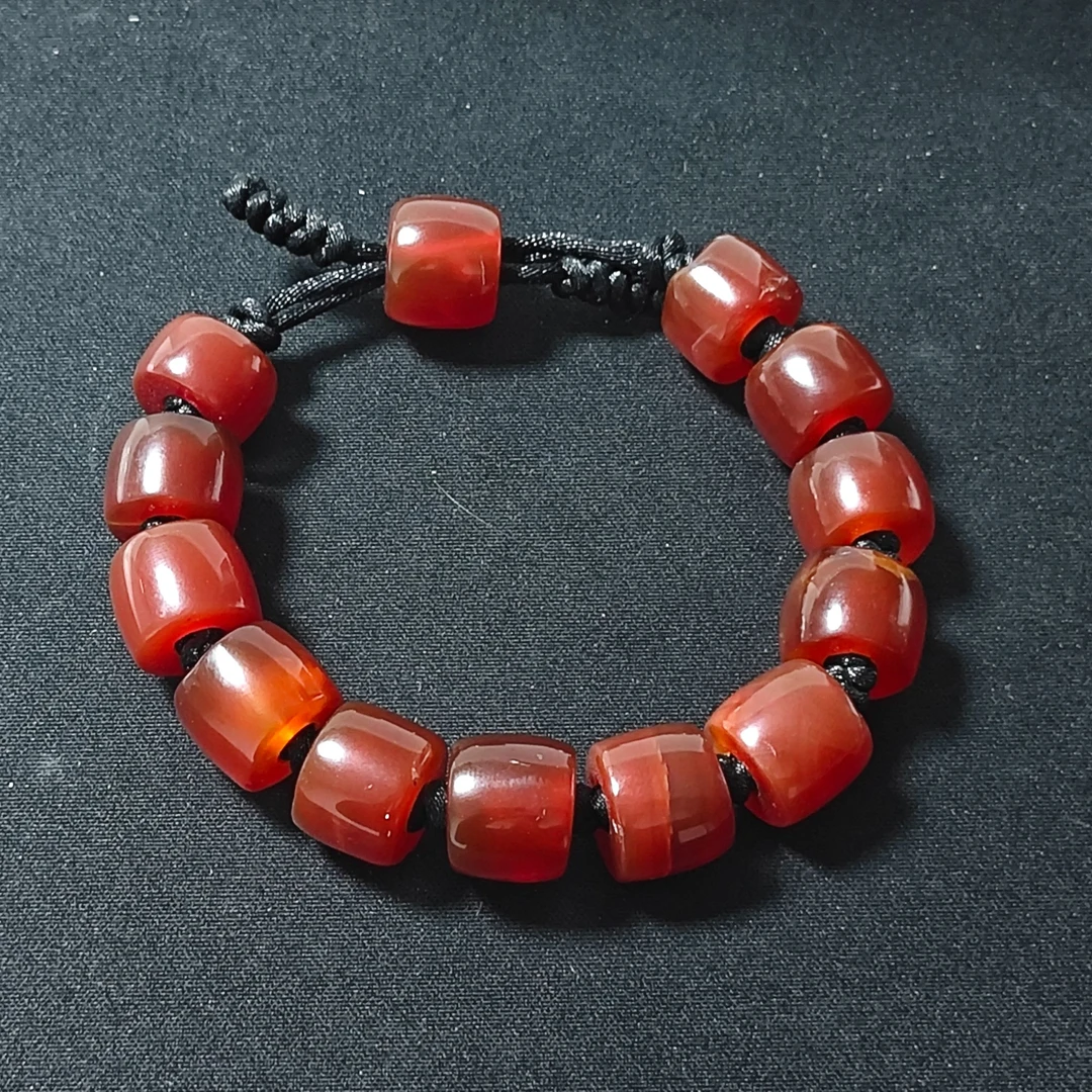 715清代算盘珠玛瑙手串