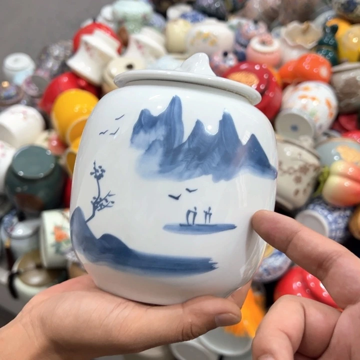 瑕疵福利品陶瓷茶叶罐