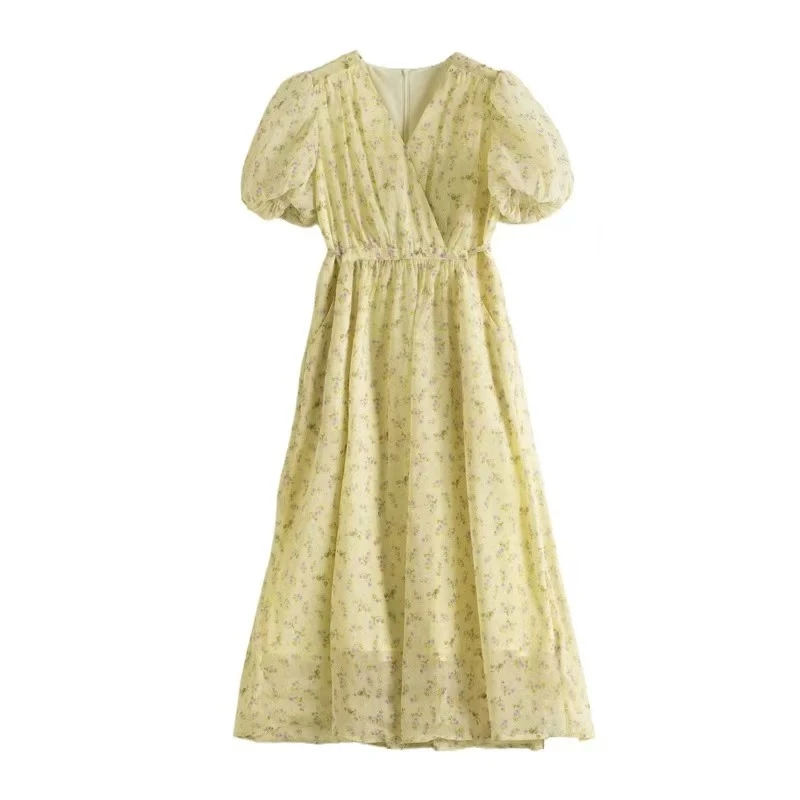 【JX0398】2025夏季新款中长款两色时尚气质连衣裙