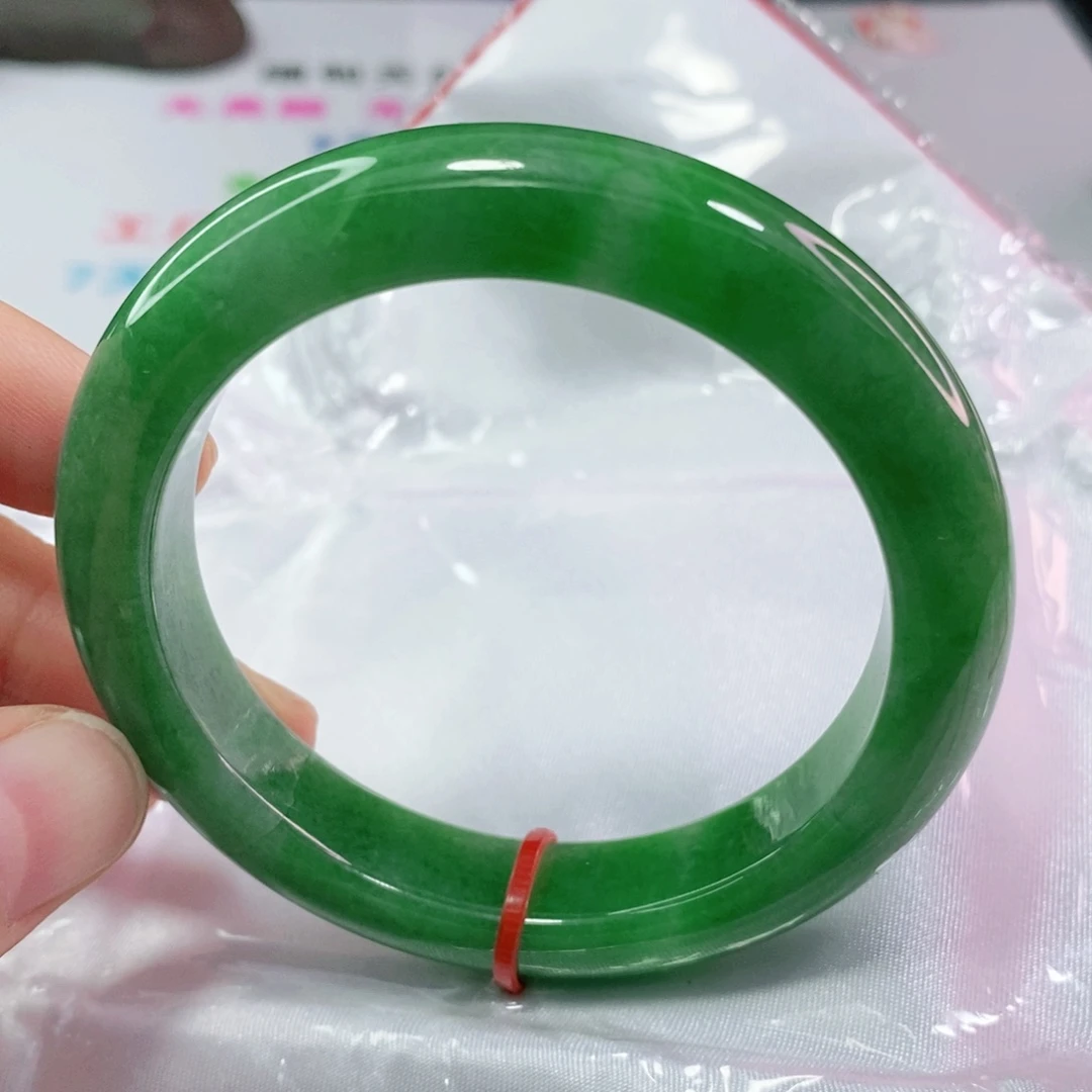 翡翠手镯未镶嵌 5455圈口