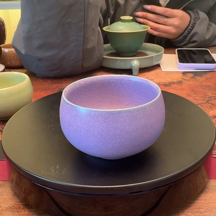 钧瓷传统茶器工艺作品