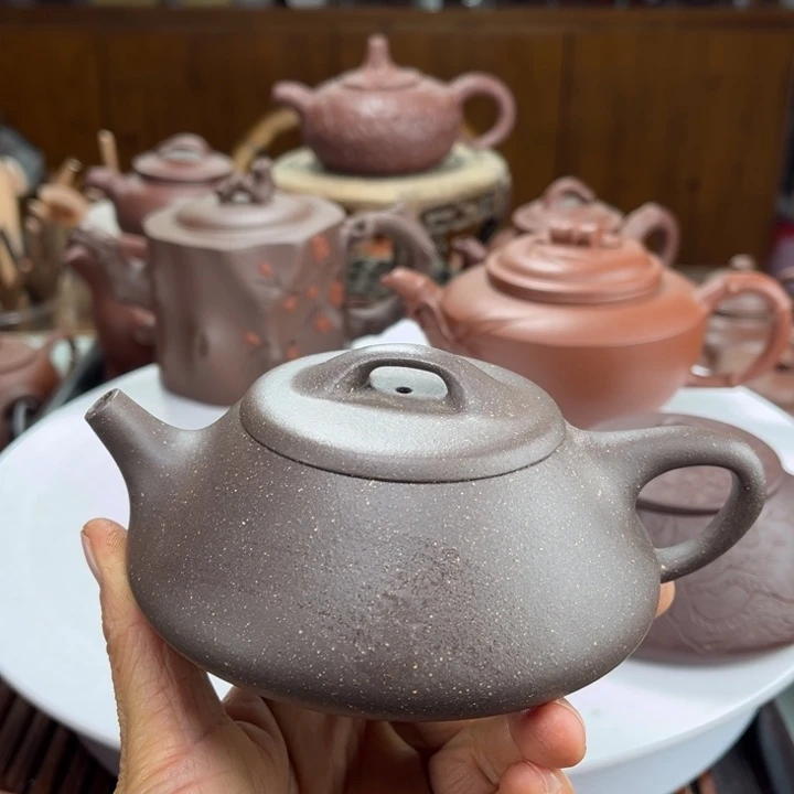 茶壶紫砂紫砂花茶