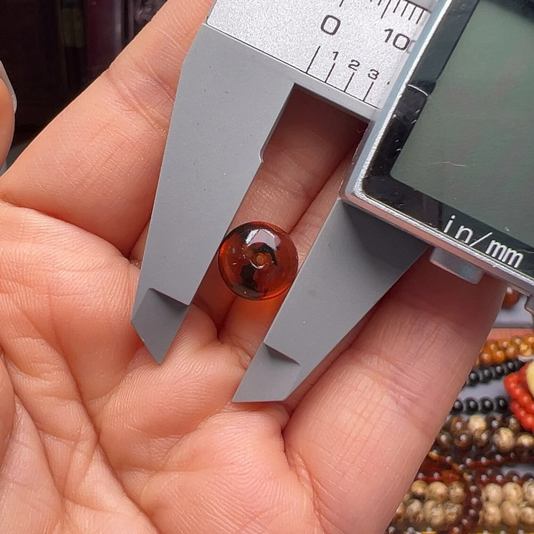 琥珀裸石未镶嵌抚顺琥珀单珠10