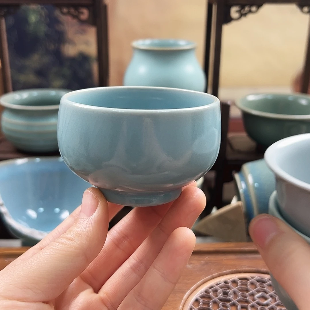 仿古釉水罗汉杯福利