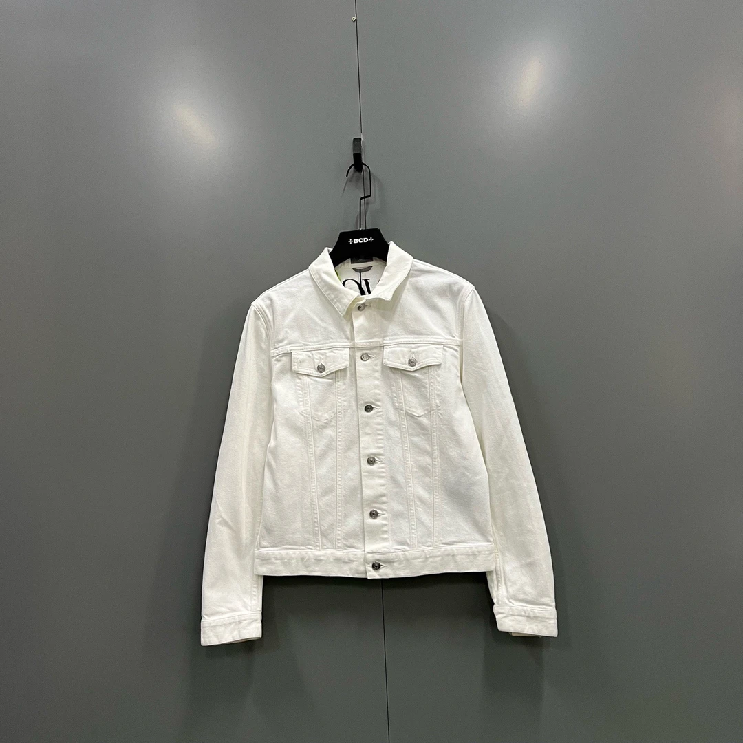 99新 DIOR/迪奥 迪奥 背后印花logo牛仔外套 52码/98新