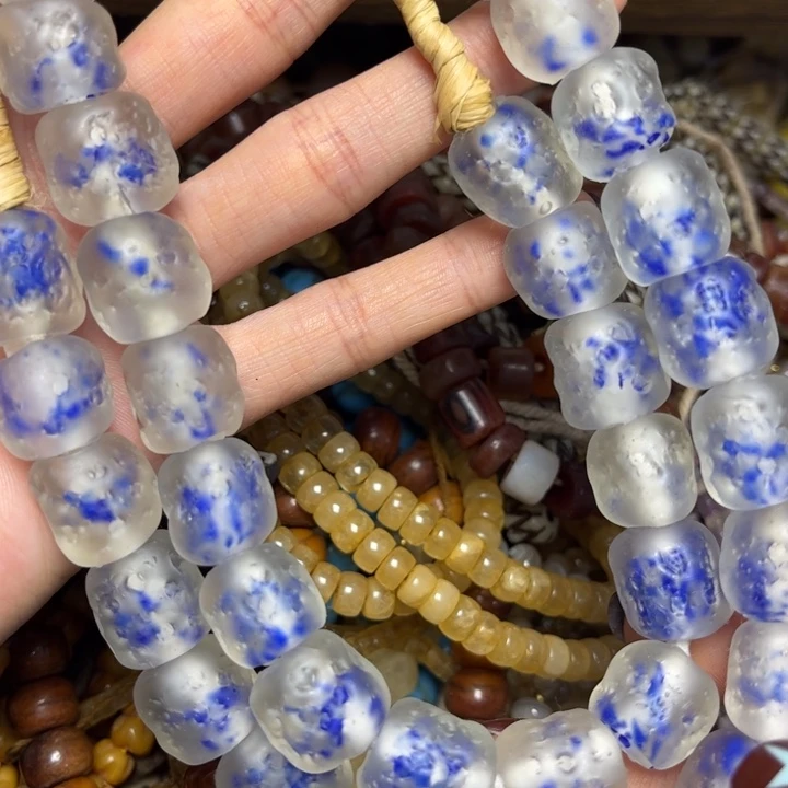 玻璃颈饰3898琉璃一条