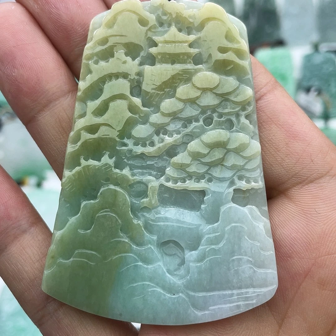 颈饰未镶嵌翡翠翡翠