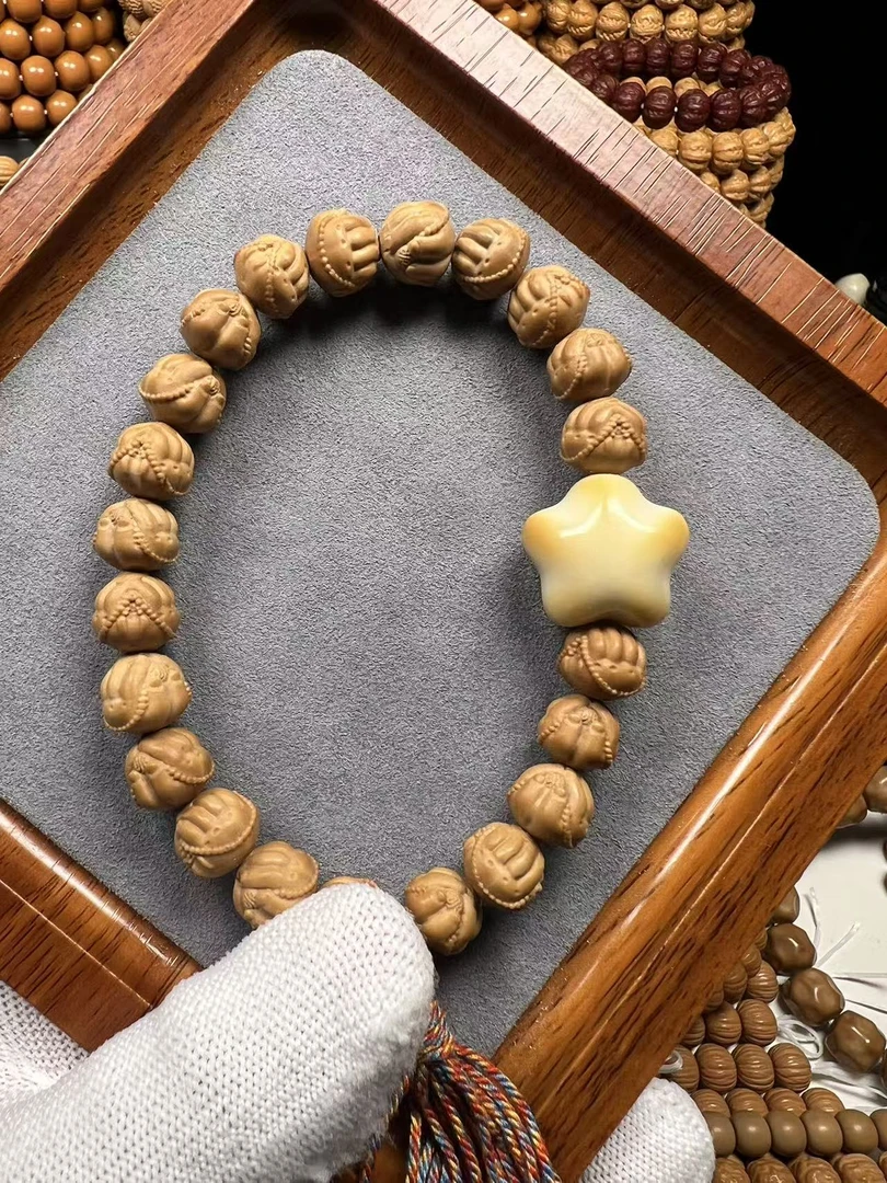 精品·猴头·祈福之手小佛手·11mm+猴头核桃