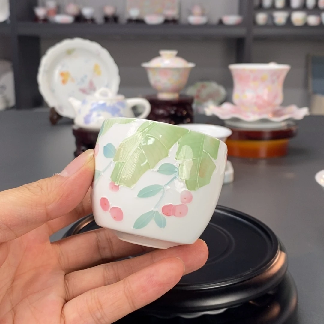 芭蕉系列釉下品茗杯