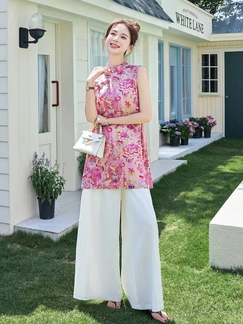 中国风时尚套装显瘦修身上衣女装气质连衣裙中式311-320