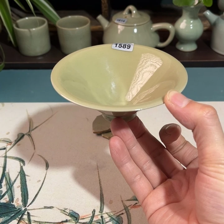 汝瓷1589 柴窑开窑矿石釉