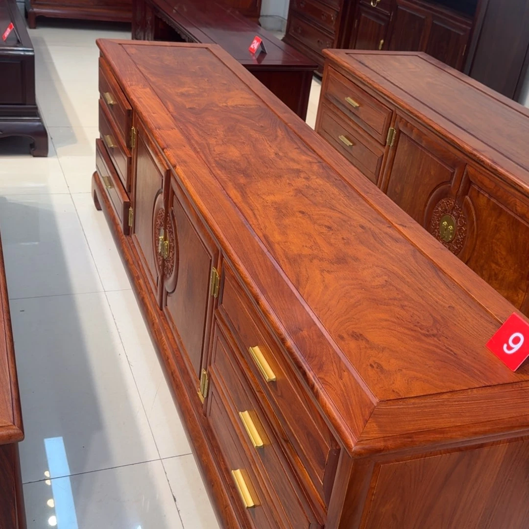 笑***生紫檀木类柜类家具缅甸花梨电视柜