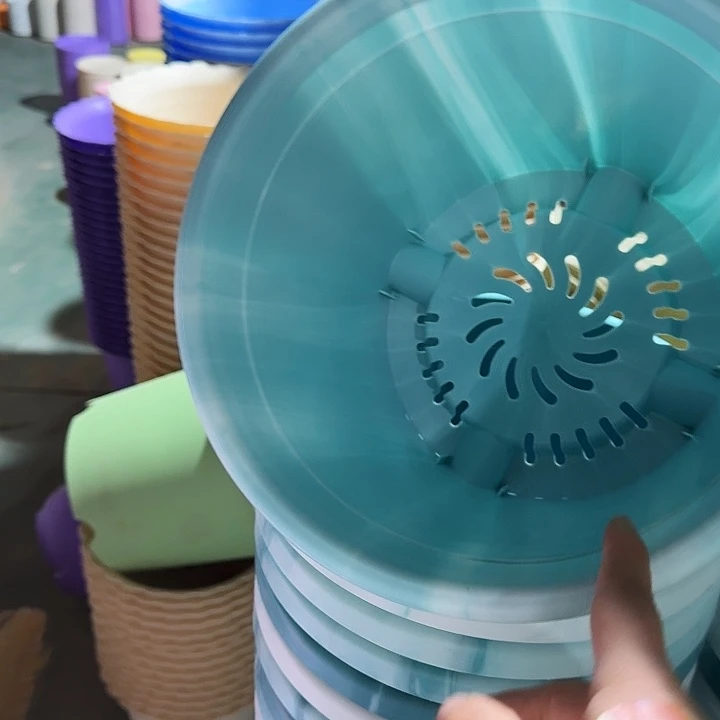 四季4号湖蓝色无托10个口径25