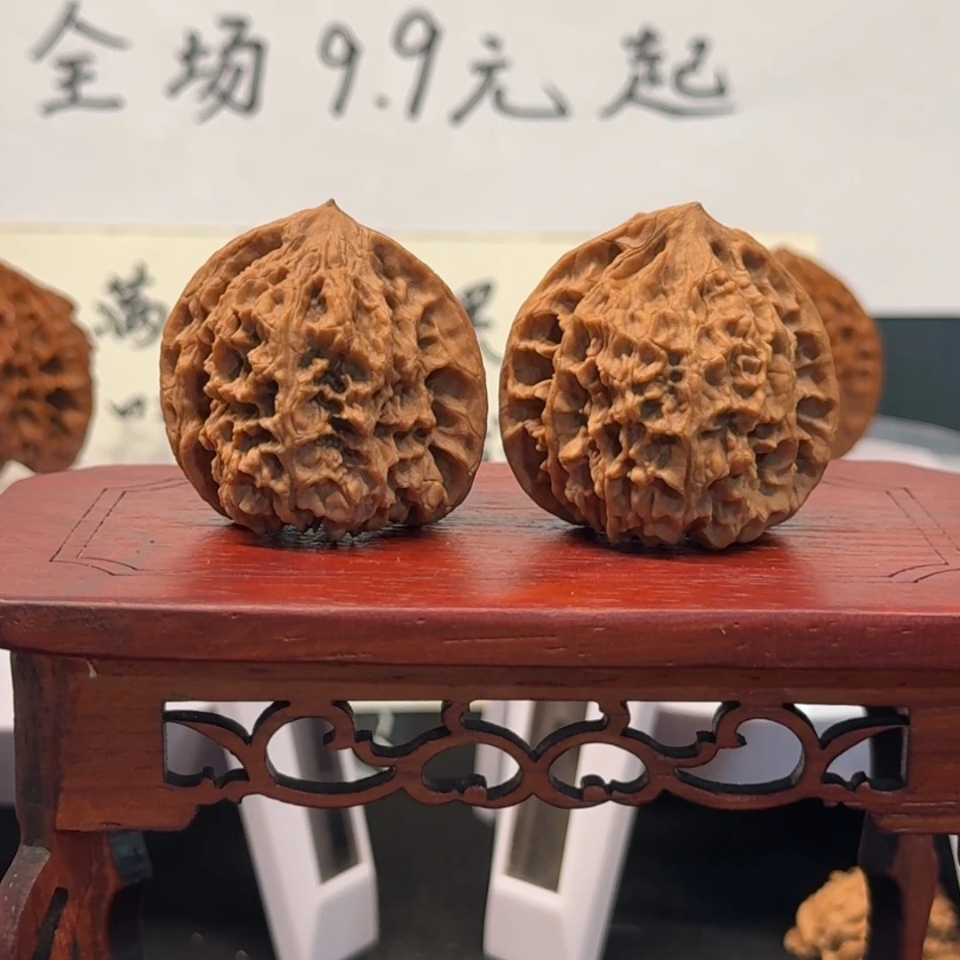 文玩核桃把件77号野牛边39肚35高38全品无药无修原生态
