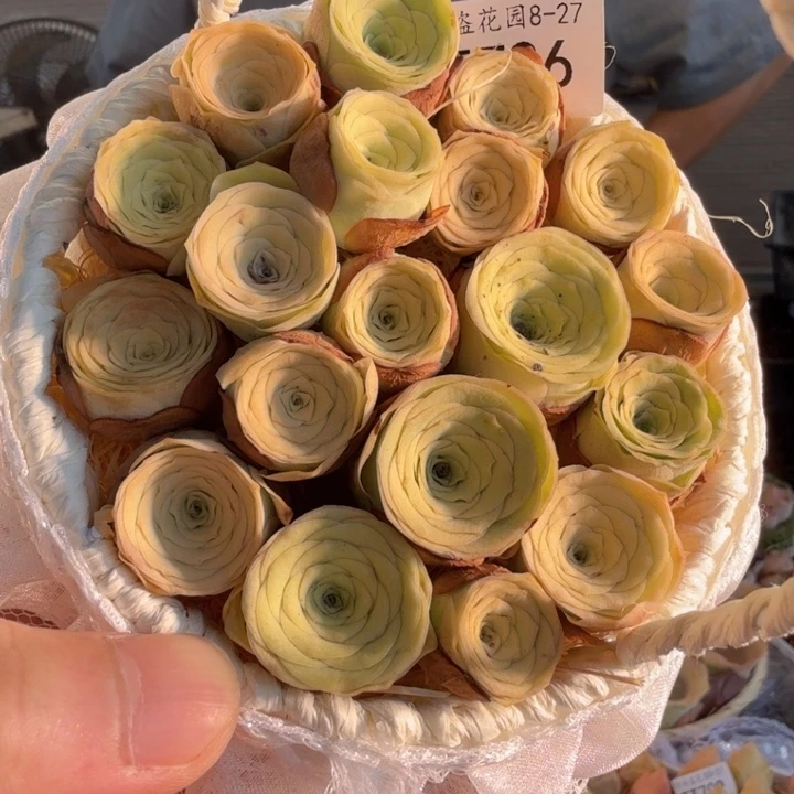 木***玄TT726 蕾丝花篮玫瑰组合