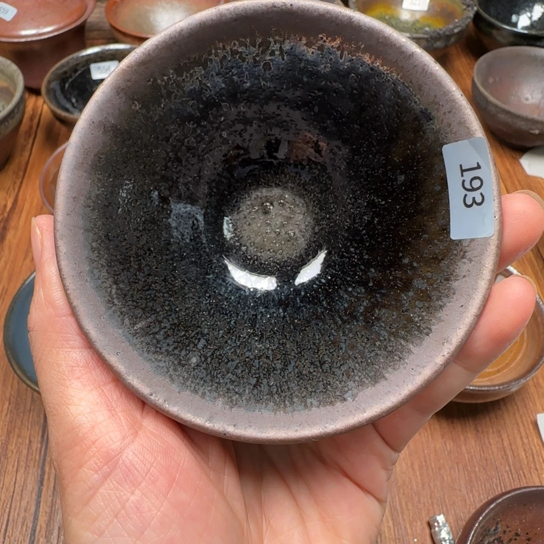 柴烧建只茶盏茶杯193