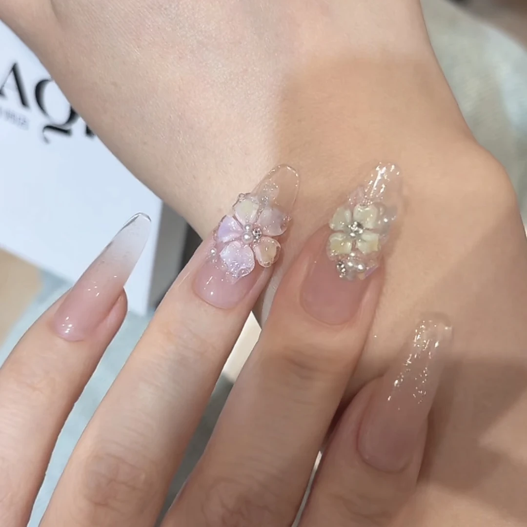 【流量大花】纯手工制作可拆卸穿戴甲10片