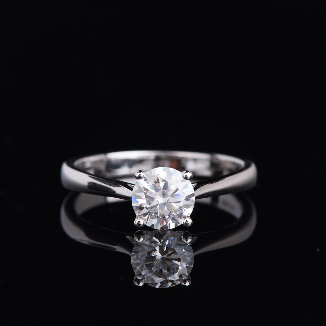 【甄选好物】女款周家四爪1.0ct 戒指