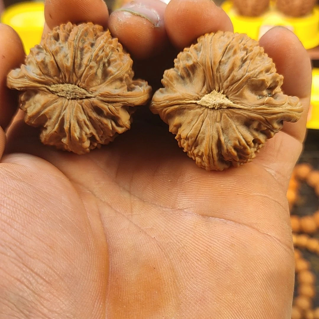 时***语文玩核桃吊坠白狮子43