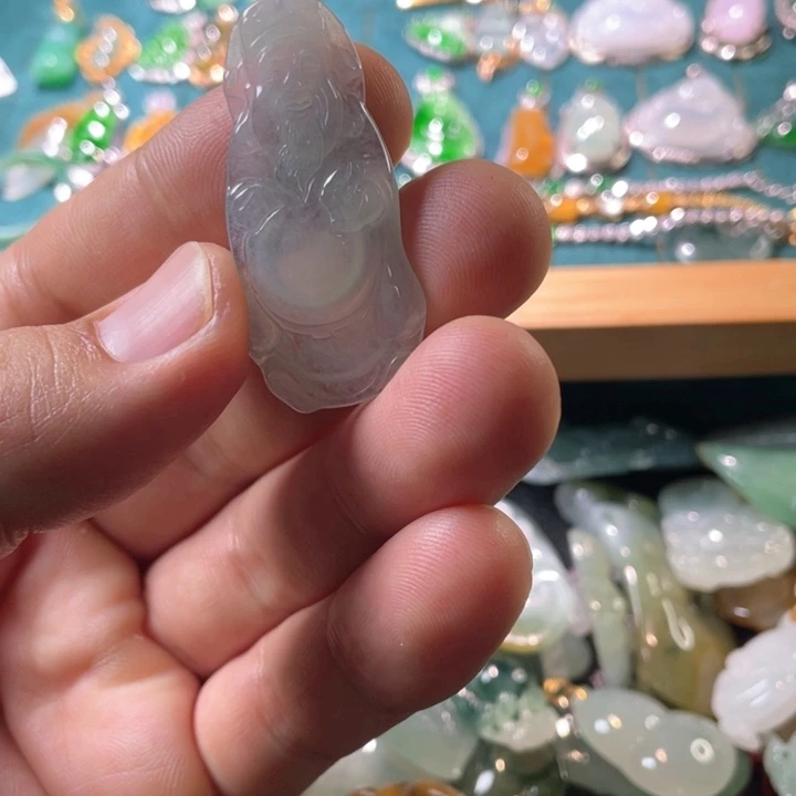 翡翠银S925镶嵌颈饰
