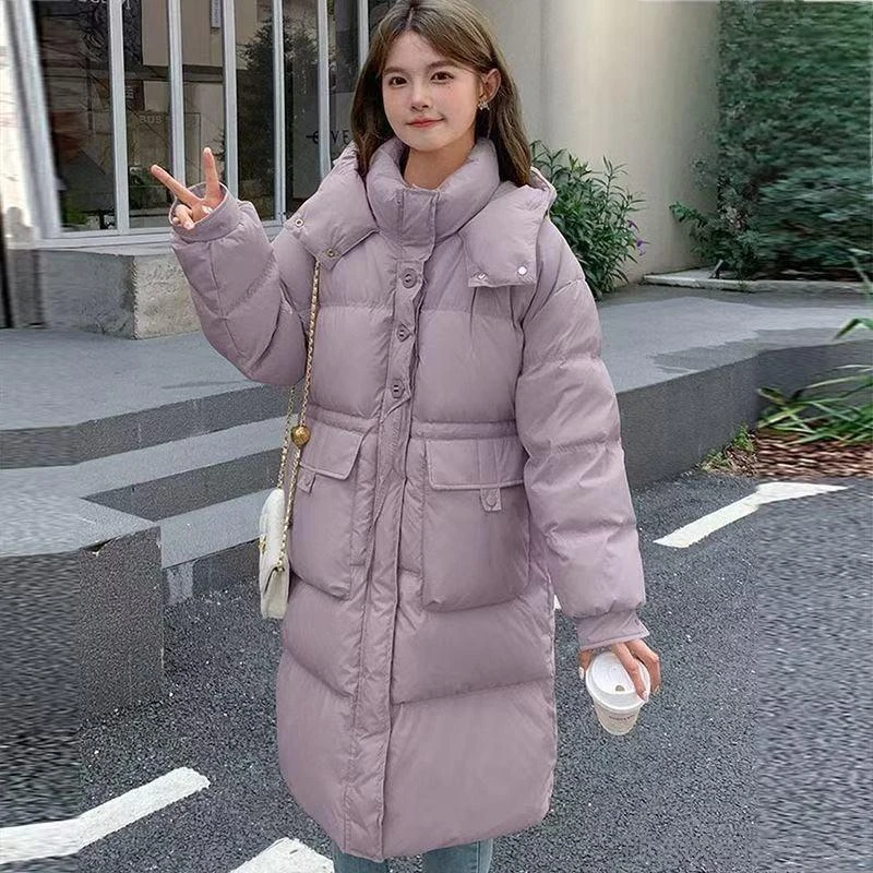 【51】羽绒服韩风女休闲款外套百搭加厚中长款