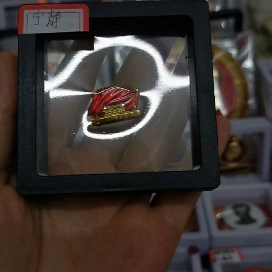 其他普通金属?****?红色收藏纪念章1个
