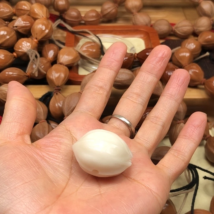 落***秋橄榄核手串梅林铁核23三通
