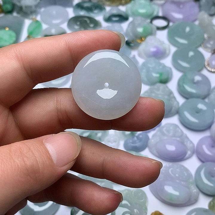翡翠未镶嵌颈饰天然翡翠