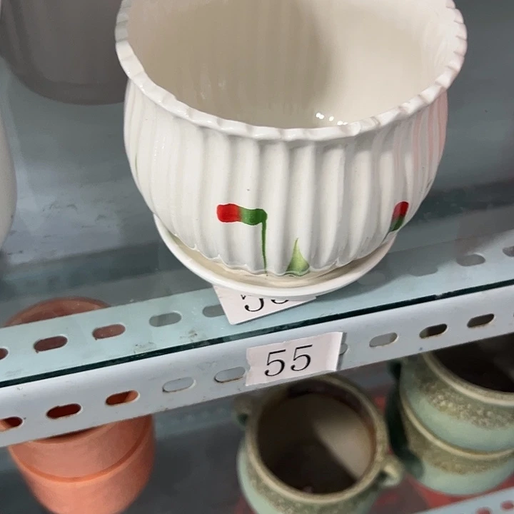 微瑕陶瓷花盆满9.9发