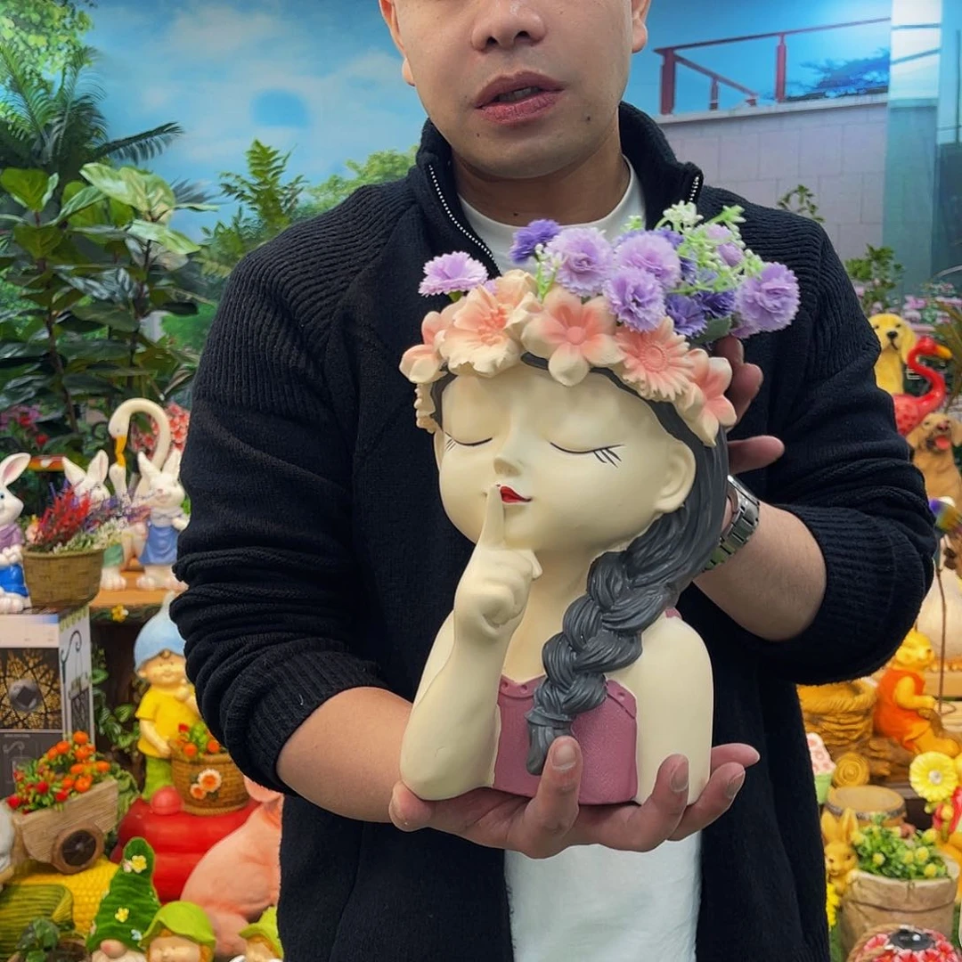 红陶花园庭院摆件