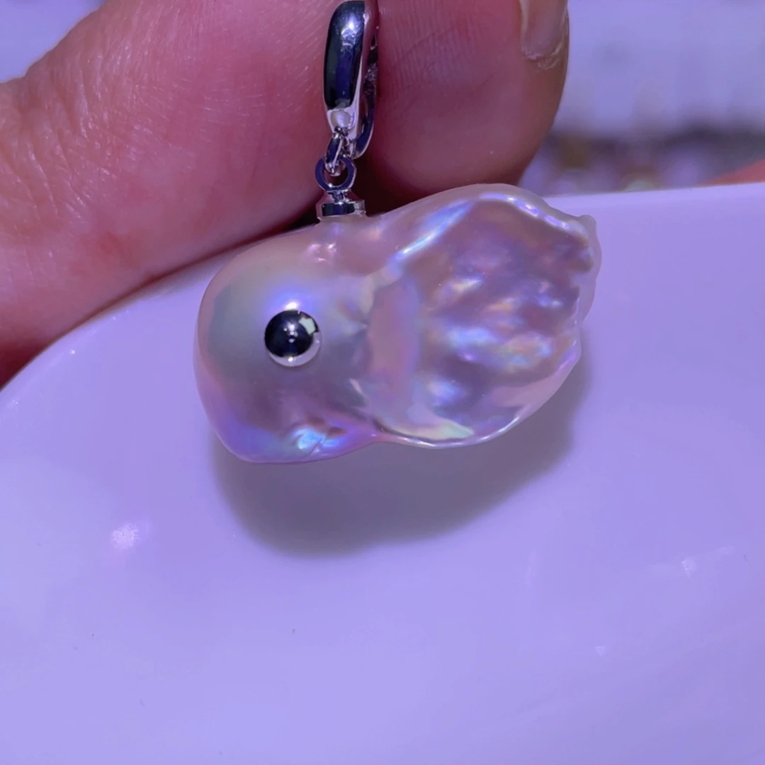 未镶嵌淡水珍珠天然淡水珍珠吊坠