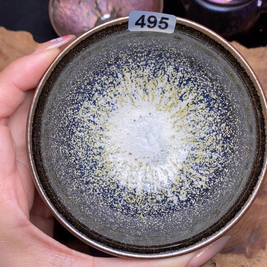 茶盏建窑建盏主人杯495