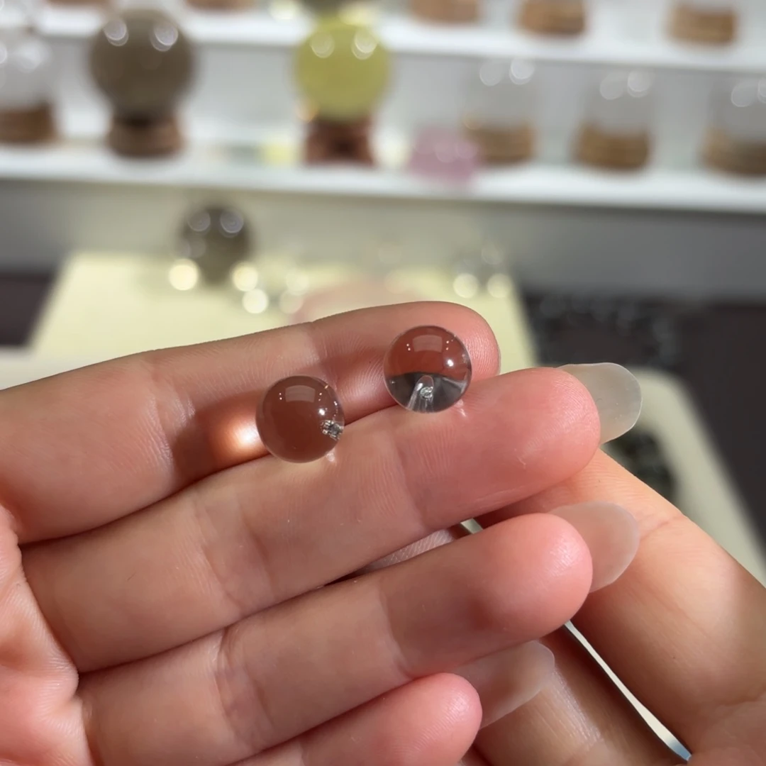 水晶手链未镶嵌10mm耳饰