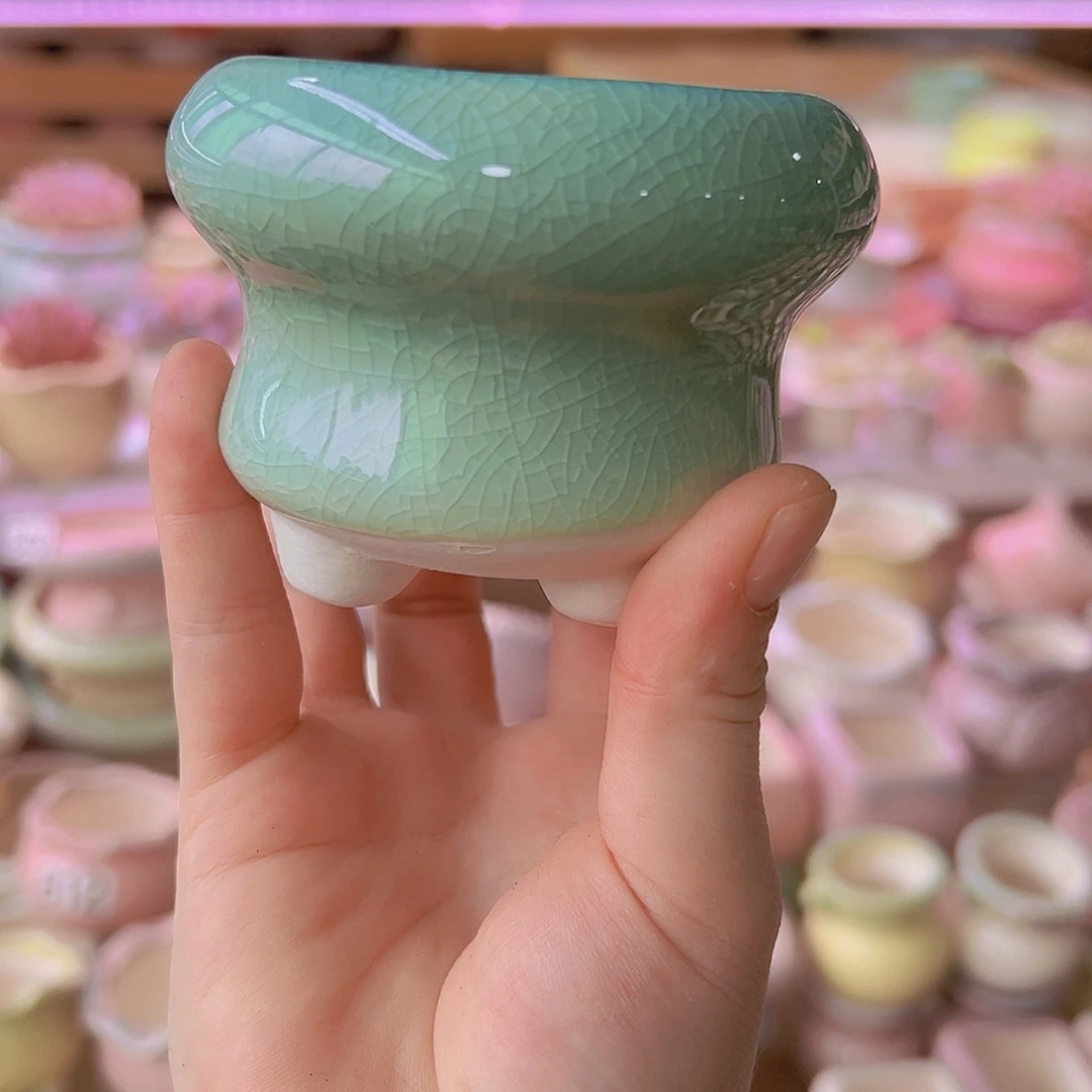 陶瓷花盆当场满12包邮