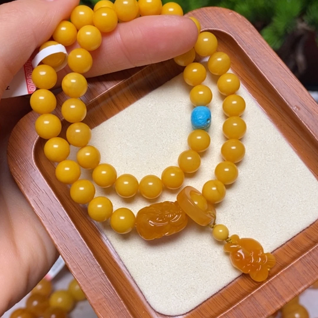【闪购商品】未镶嵌蜜蜡手链手串