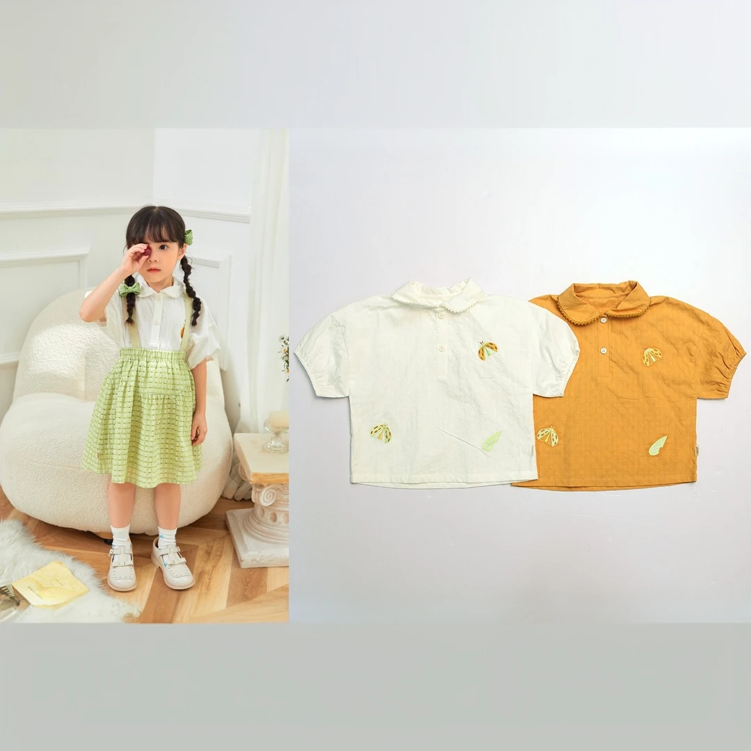 小童刺绣泡泡袖小衫4241033161