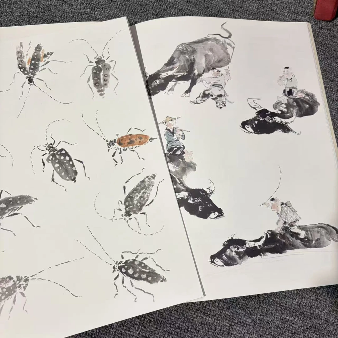 国画入门草虫 +牛