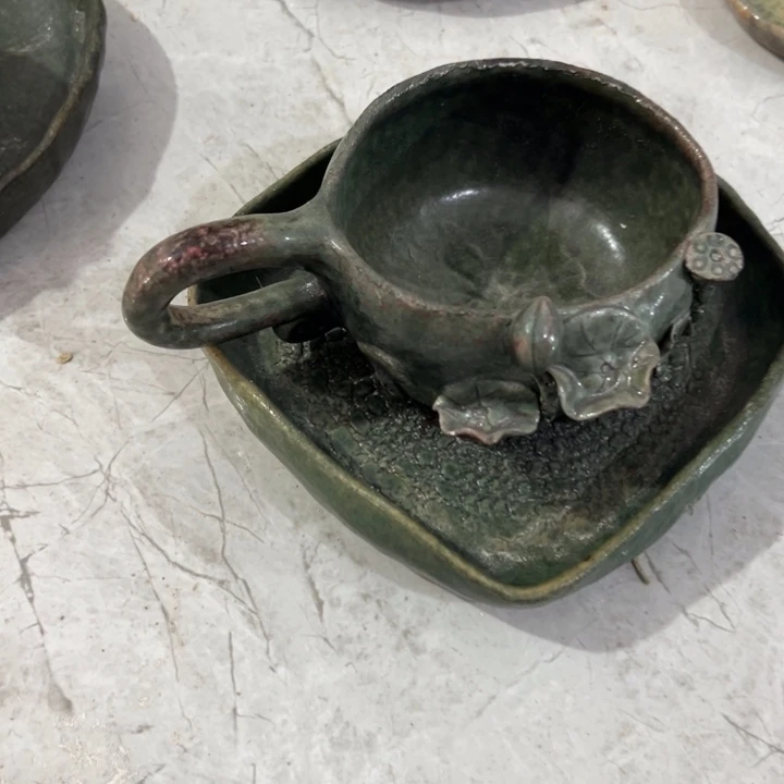 陶瓷懿树日式手捏餐具茶具