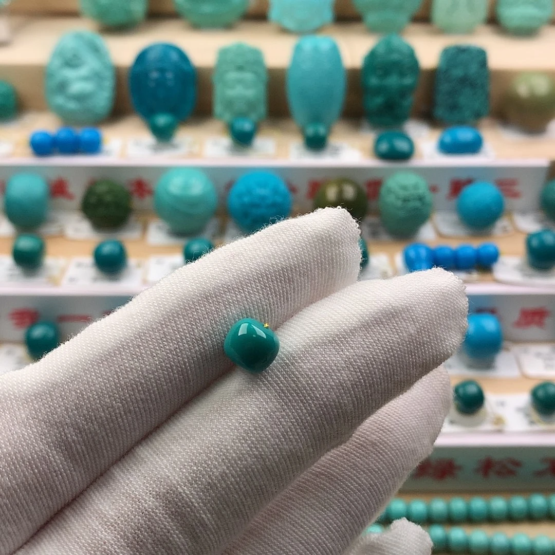 绿松石未镶嵌配饰7.5-6.5