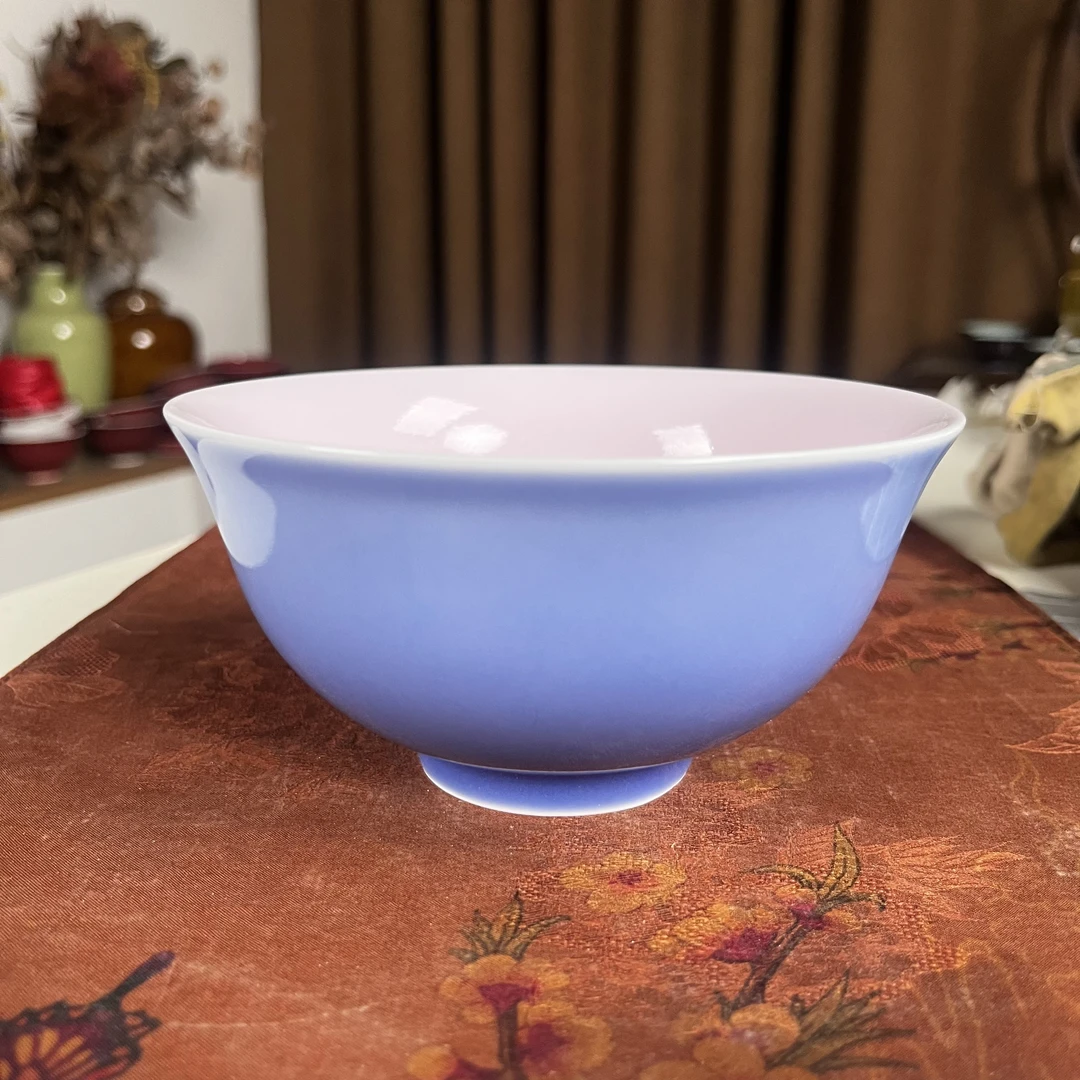 闰火堂 宫廷碗紫天蓝粉玉