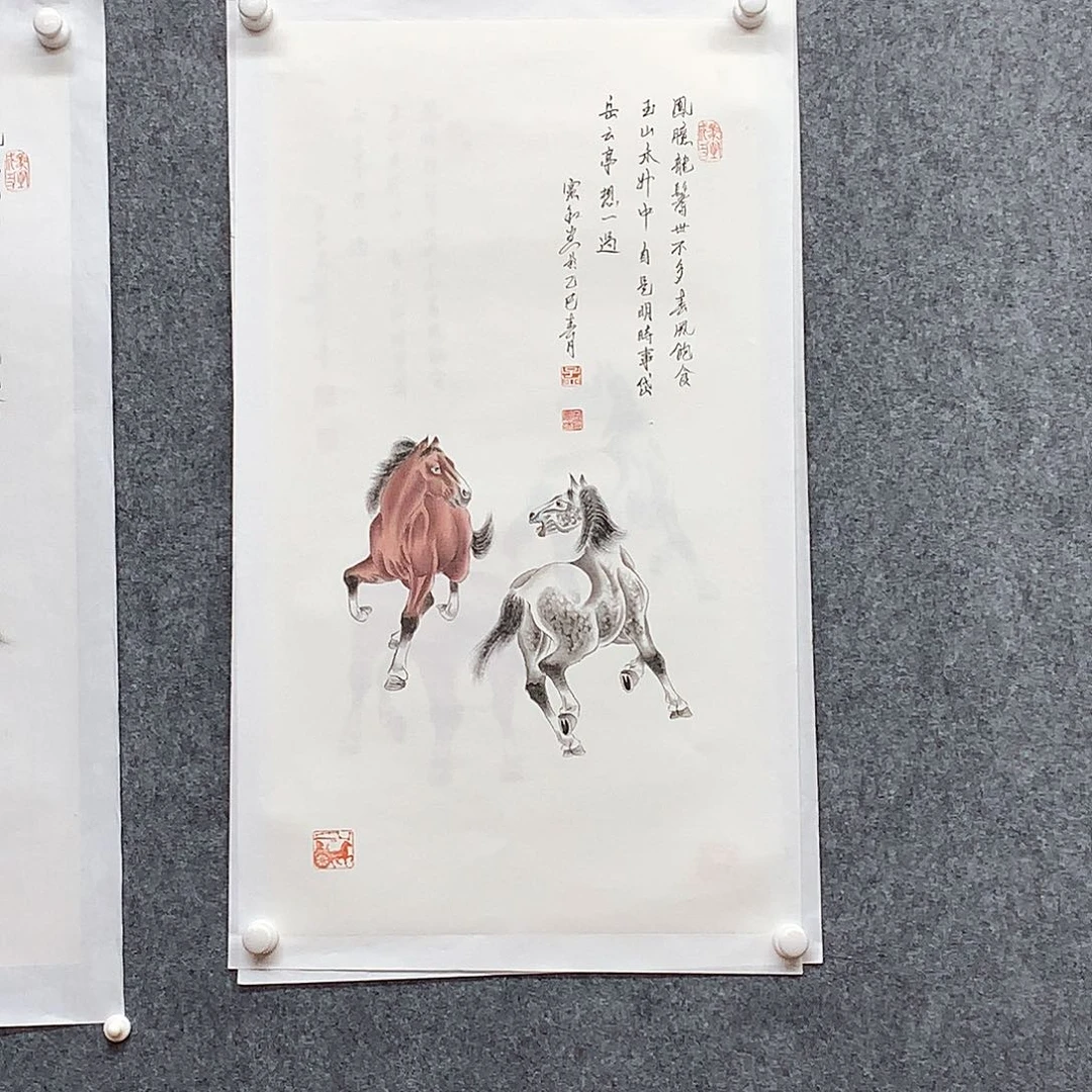 纸本手绘国画作品定制