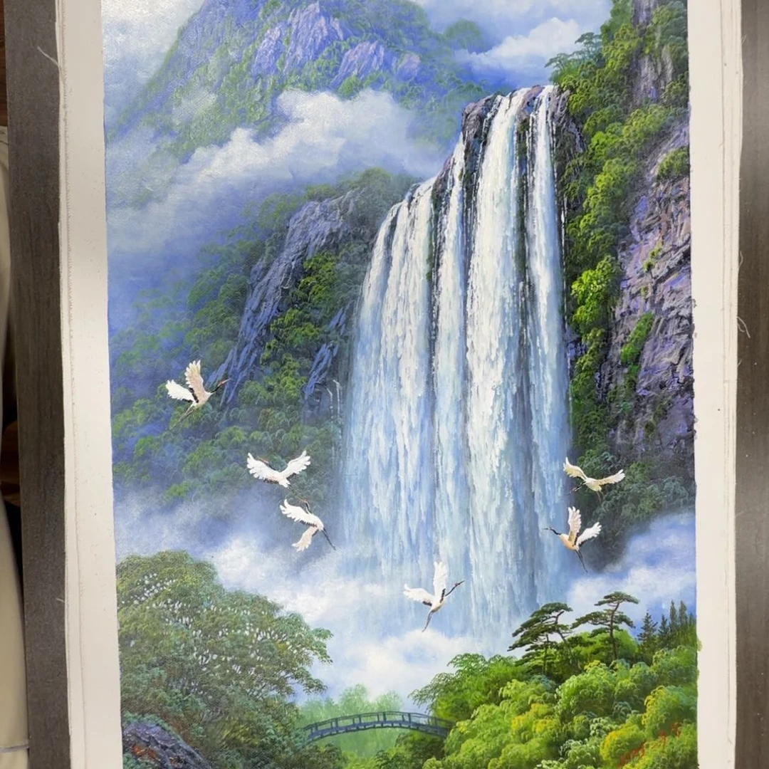 油画加油加油努力加油努力
